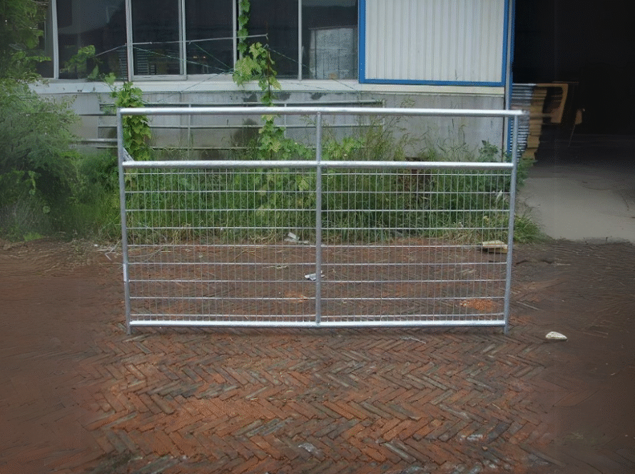 Florida Panels and Gates pipe and mesh gates installed for improved livestock safety and control